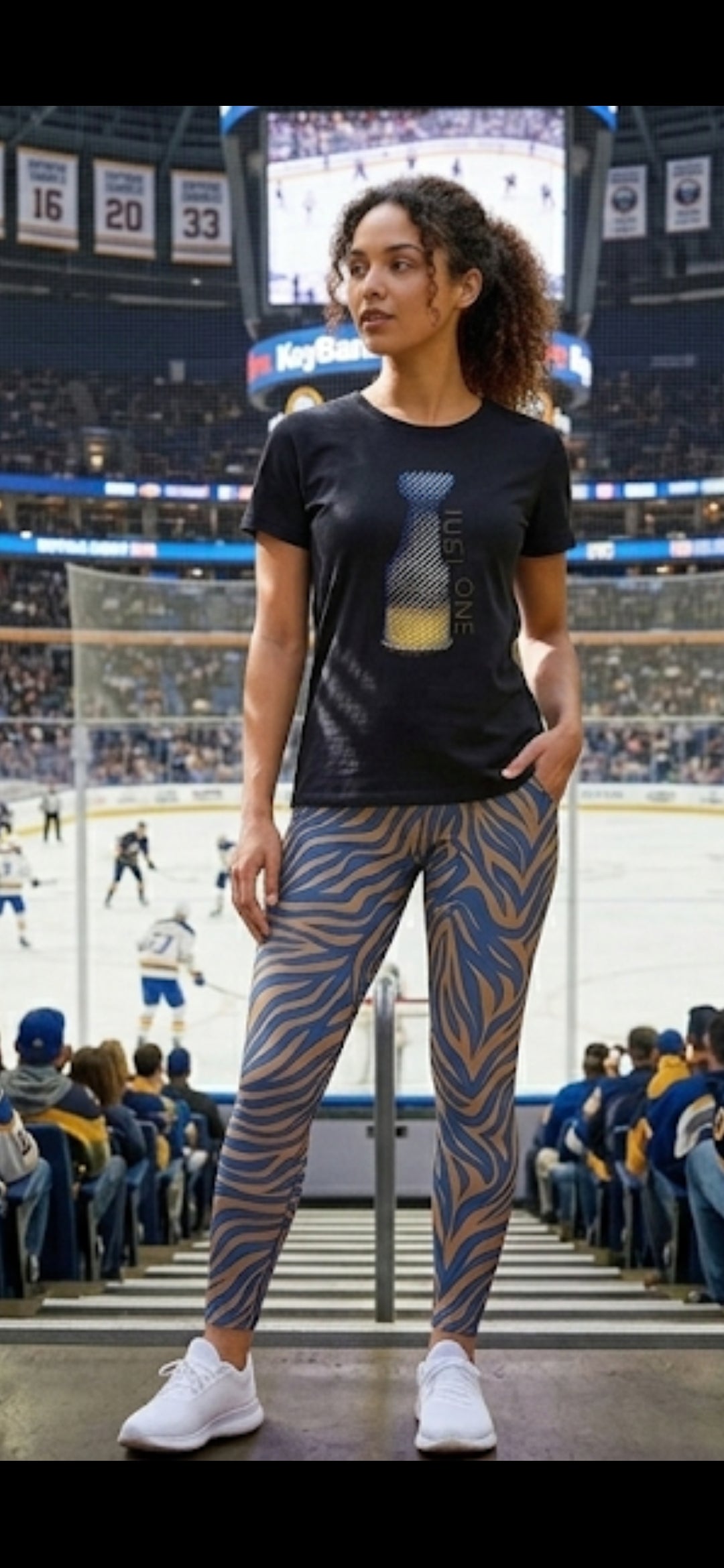 Sabres Colors Zubaz Leggings